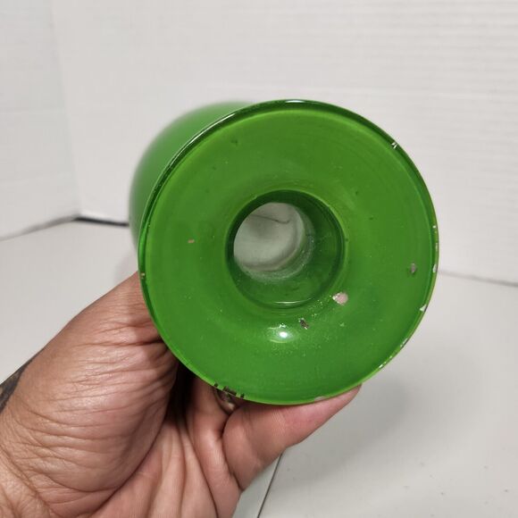 Teenage Mutant Ninja Turtles Blue Mask Leonardo TMNT Green Glass Goblet 2009 EUC - Picture 10 of 12